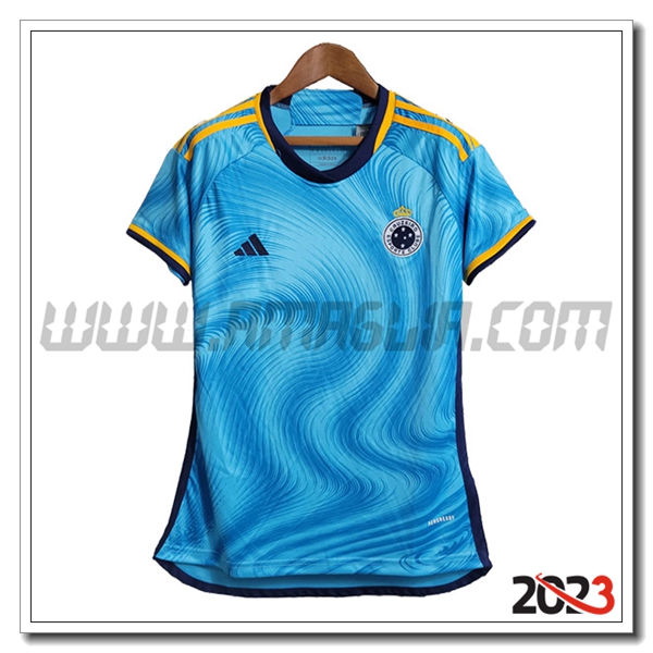 Terza Maglia Calcio Cruzeiro Donna 2023 2024