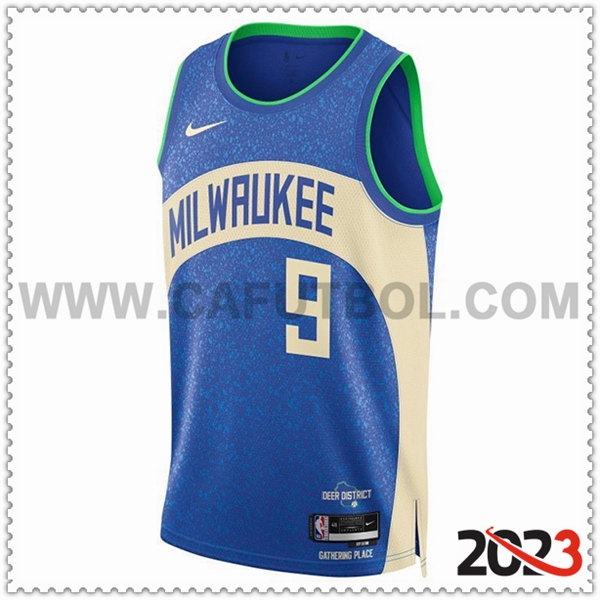 Maglia Milwaukee Bucks (PORTIS JR #9) 2023/24 Blu/Bianco
