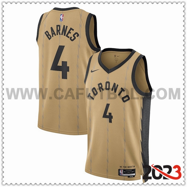 Maglia Toronto Raptors (BARNES #4) 2023/24 Marrone