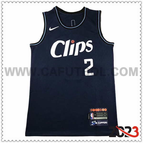 Maglia Los Angeles Clippers (LEONARO #2) 2023/24 Nero -02