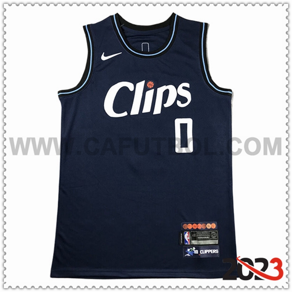 Maglia Los Angeles Clippers (WESTBROOK #0) 2023/24 Nero -03