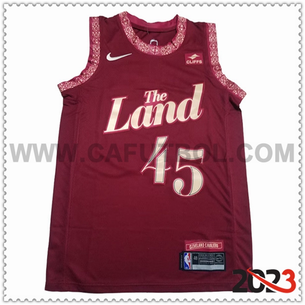 Maglia Cleveland Cavaliers (MITCHELL #45) 2023/24 Rosso