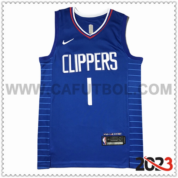 Maglia Los Angeles Clippers (HARDEN #1) 2023/24 Blu -02