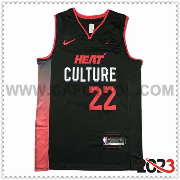 Maglia Miami Heat (BUTLER #22) 2023/24 Nero/Rosso -02