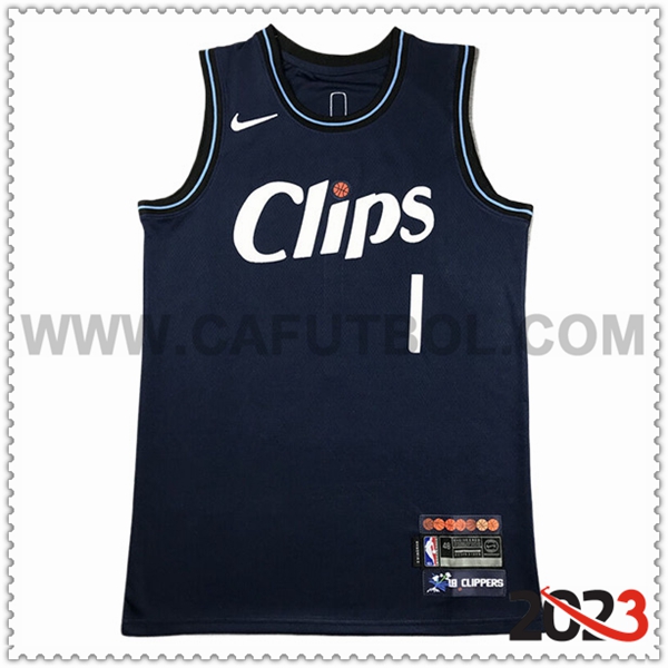 Maglia Los Angeles Clippers (HARDEN #1) 2023/24 Blu Scuro