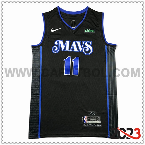 Maglia Dallas Mavericks (IRVING #11) 2023/24 Nero/Blu