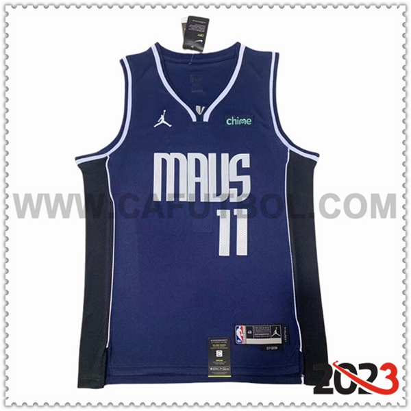 Maglia Dallas Mavericks (IRVING #11) 2023/24 Blu Scuro