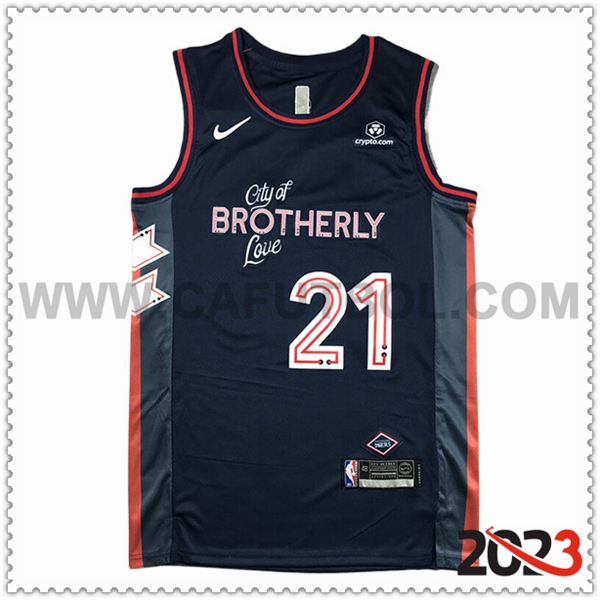 Maglia Philadelphia 76ers (EMBIID #21) 2023/24 Nero