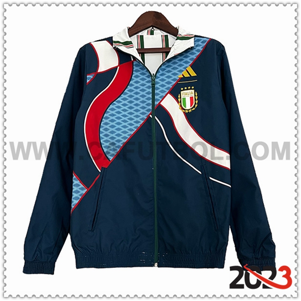 Giacca A Vento Italia Blu Scuro 2023 2024