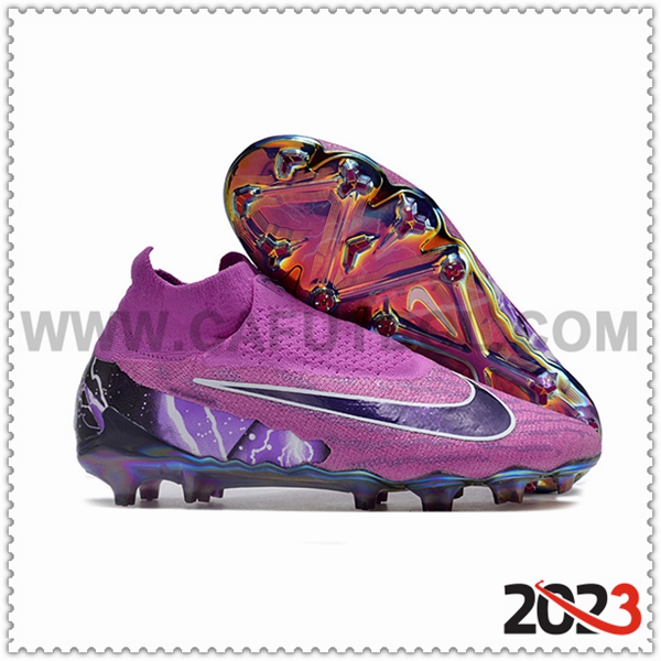 Nike Scarpe Da Calcio Phantom GX Elite DF Link FG Nero/viola