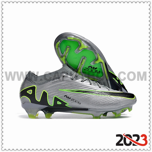 Nike Scarpe Da Calcio AIR Zoom Mercurial Vapor 15 Elite XXV FG Grigio/Nero/Verde