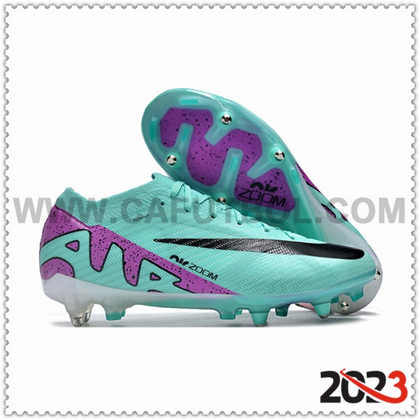 Nike Scarpe Da Calcio Air Zoom Mercurial Vapor XV Elite SG Nero/Verde/viola
