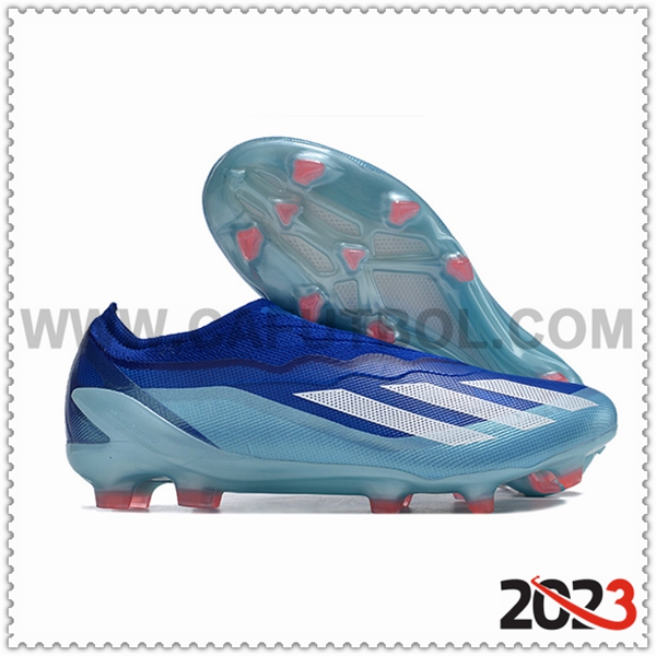 Adidas Scarpe Da Calcio X CRAZYFAST.1 LL FG Blu/Bianco -03
