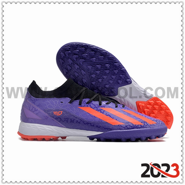 Adidas Scarpe Da Calcio X CRAZYFAST.1 TF BOOTS viola/Rosso -02