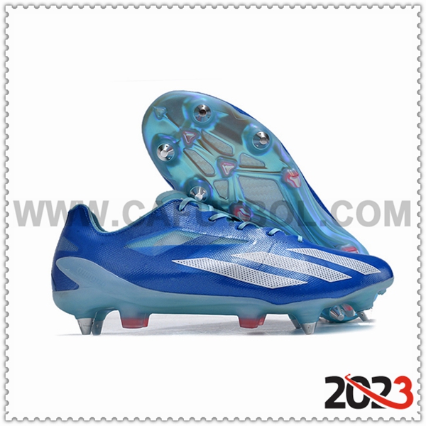 Adidas Scarpe Da Calcio X Crazyfast1 SG Blu/Bianco -02