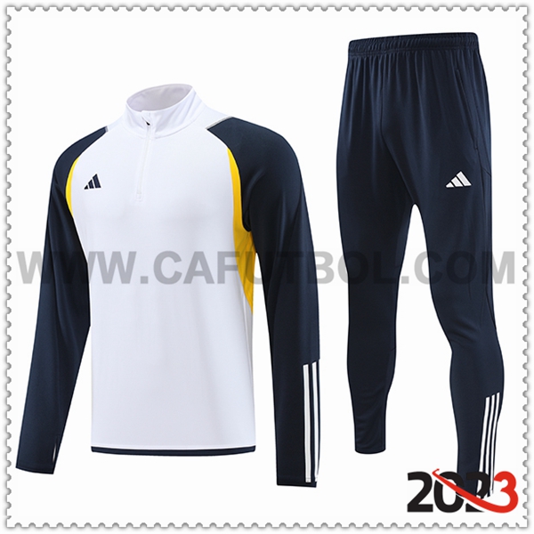 Tuta Allenamento Giacca Adidas Bianco 2023 2024