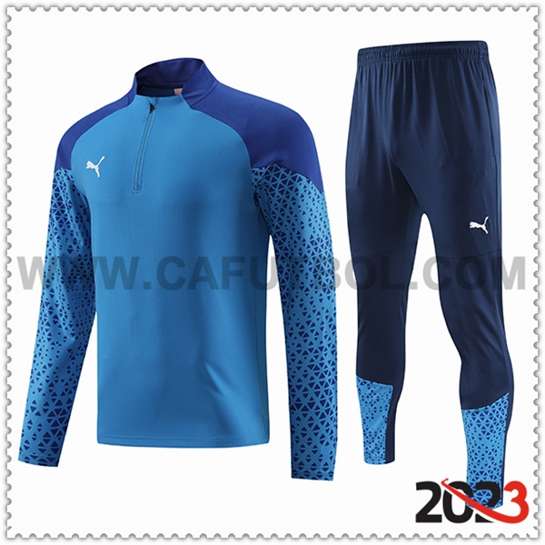 Tuta Allenamento Giacca PUMA Blu 2023 2024