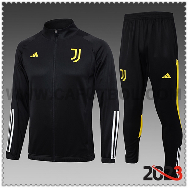 Tuta Allenamento Giacca Juventus Nero/Giallo 2023 2024