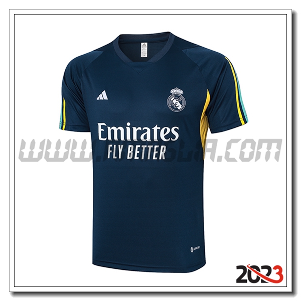 Maglia Polo Real Madrid Blu Scuro 2023 2024
