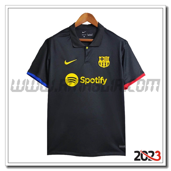 Maglia Polo FC Barcellona Nero 2023 2024