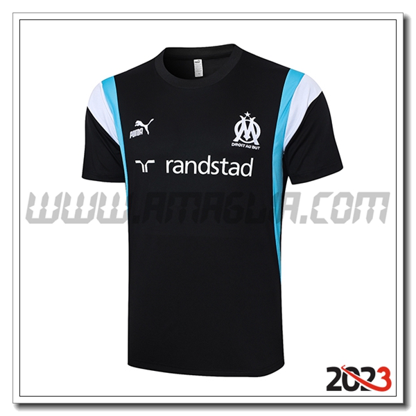 Maglia Polo Marsiglia Nero 2023 2024 -02