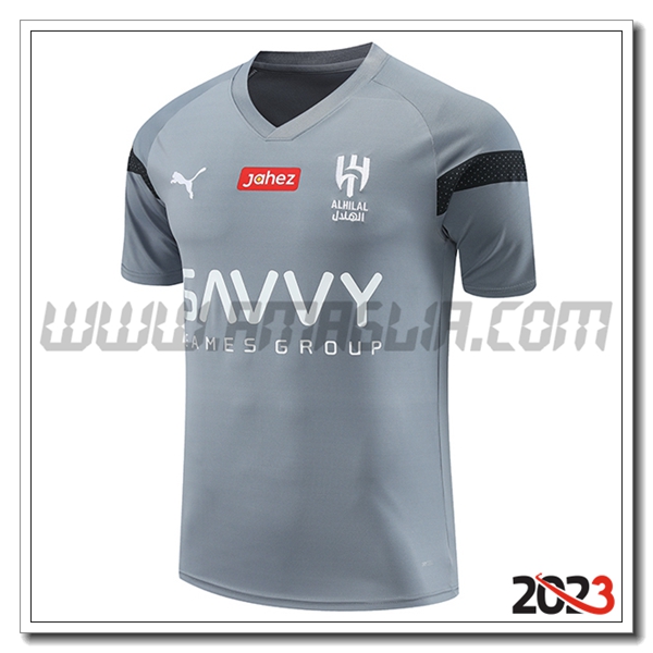 T Shirt Allenamento Al-Hilal Grigio 2023 2024