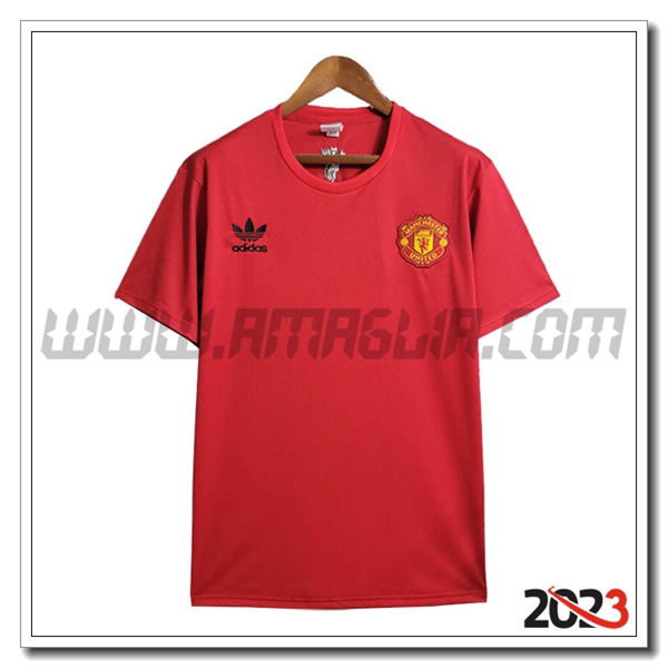 T Shirt Allenamento Manchester United Rosso 2023 2024 -03