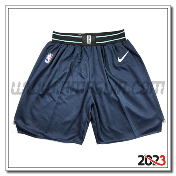 Pantaloncini NBA Los Angeles Clippers 2023/24 Blu Scuro