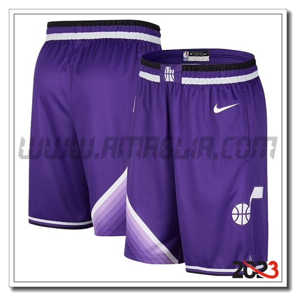 Pantaloncini NBA Utah Jazz 2023/24 viola