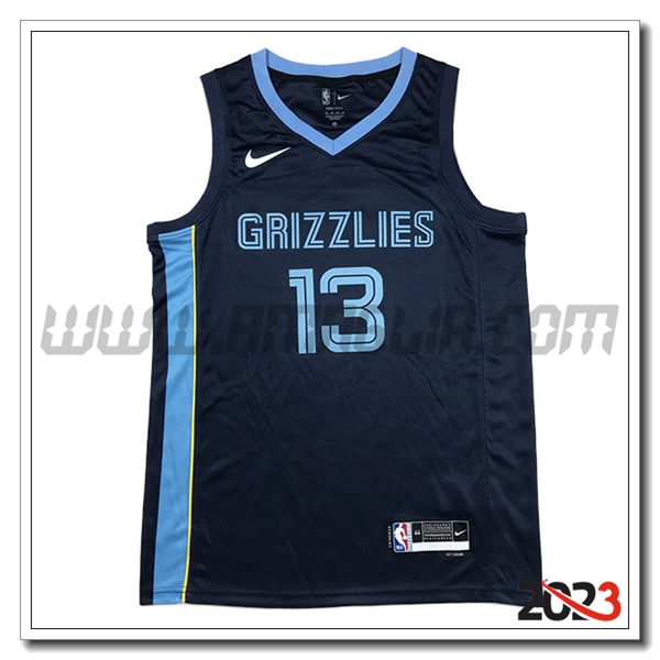 Maglia Memphis Grizzlies (JACKSON JR. #13) 2023/24 Blu Scuro