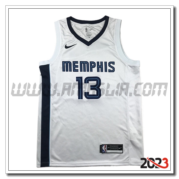 Maglia Memphis Grizzlies (JACKSON JR. #13) 2023/24 Bianco