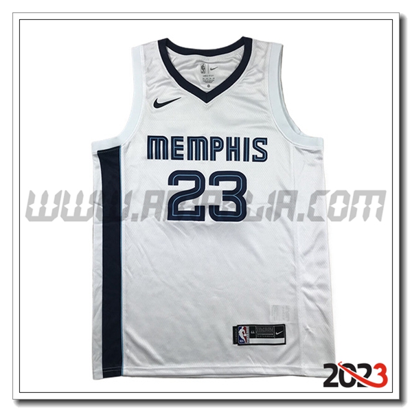 Maglia Memphis Grizzlies (Rosa #23) 2023/24 Bianco