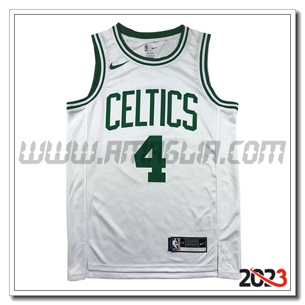 Maglia Boston Celtics (HOLIDAY #4) 2023/24 Bianco/Verde
