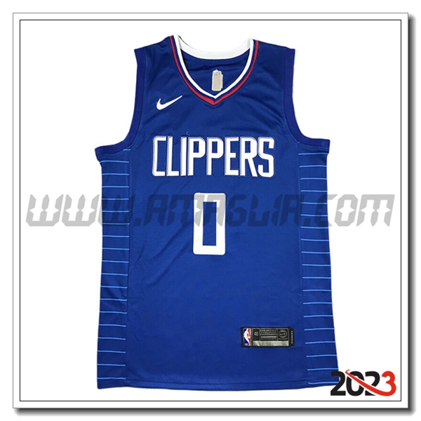 Maglia Los Angeles Clippers (WESTBROOK #0) 2023/24 Blu -02