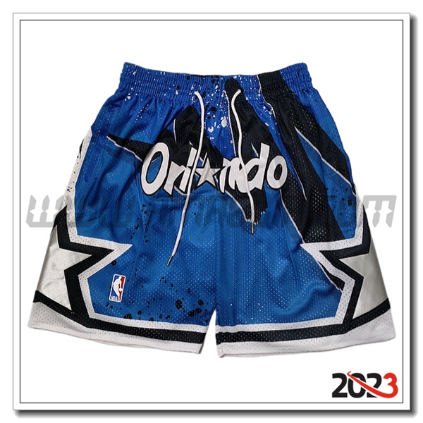 Pantaloncini NBA Orlando Magic 2023/24 Blu -04