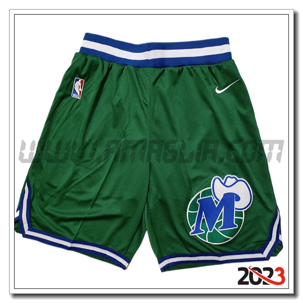 Pantaloncini NBA Dallas Mavericks 2023/24 Verde
