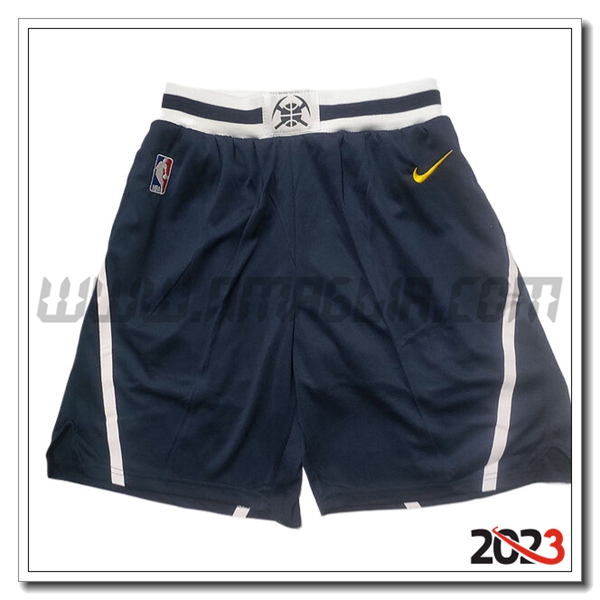 Pantaloncini NBA Denver Nuggets 2023/24 Blu Scuro