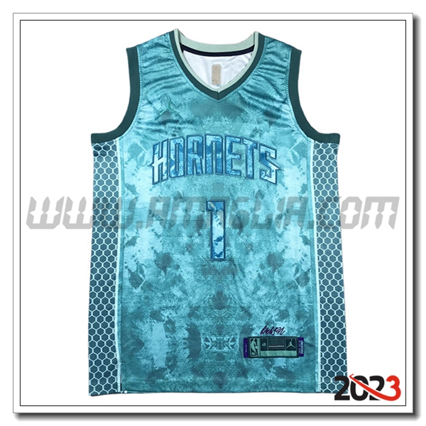 Maglia Charlotte Hornets (BALL #1) 2023/24 Verde