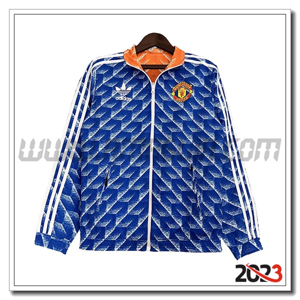 Giacca A Vento Manchester United Blu/Bianco 2023 2024