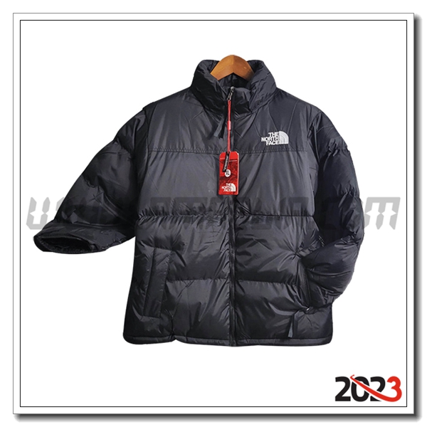 Nuova Piumino Con Cappuccio The North Face Nero 2023 2024