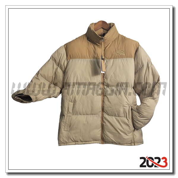 Nuova Piumino Con Cappuccio The North Face Marrone 2023 2024