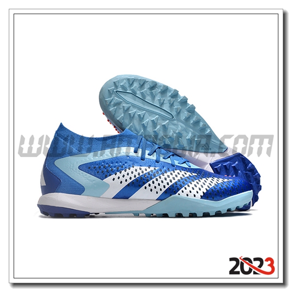 Adidas Scarpe Da Calcio PREDATOR ACCURACY.1 TF BOOTS Blu/Bianco