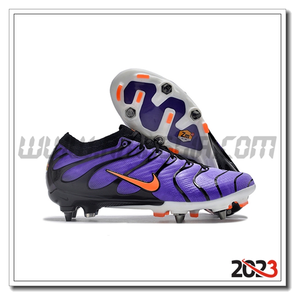 Nike Scarpe Da Calcio Air Zoom Mercurial Vapor XV Elite SG Nero/viola -02
