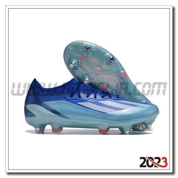 Adidas Scarpe Da Calcio X Crazyfast1 SG Blu/Bianco