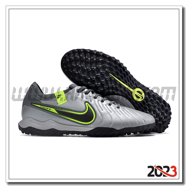 Nike Scarpe Da Calcio Tiempo Legend X PRO TF Grigio/Nero/Verde