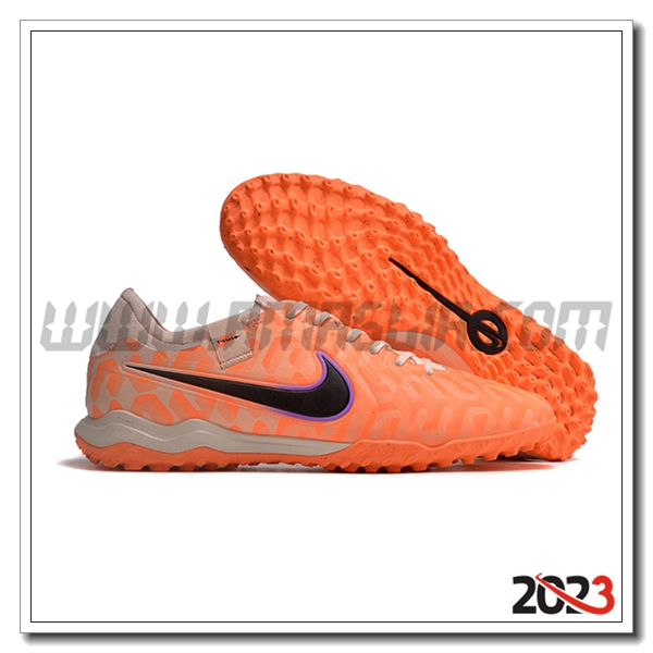 Nike Scarpe Da Calcio Tiempo Legend X PRO TF Arancia/viola