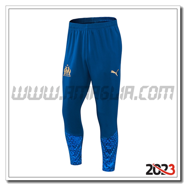 Pantaloni Da Allenamento Marsiglia Blu 2023 2024 -03