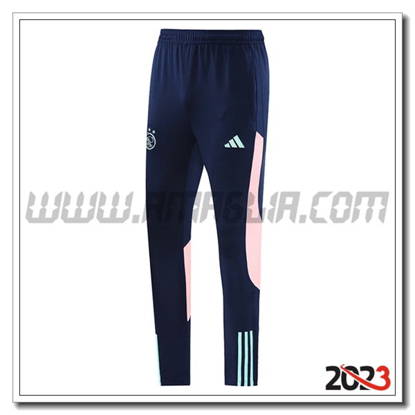 Pantaloni Da Allenamento Ajax Bianco/Nero/Rosa 2023 2024