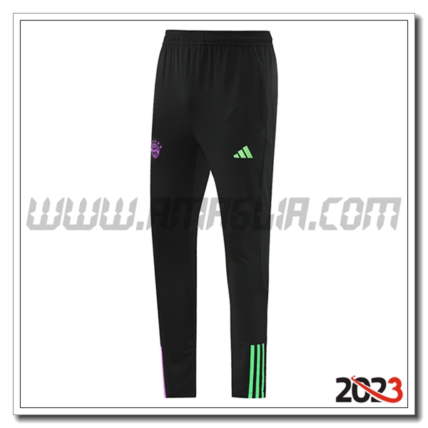 Pantaloni Da Allenamento Bayern Monaco Nero/viola/Verde 2023 2024