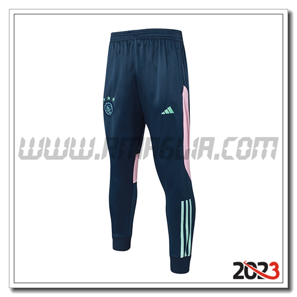 Pantaloni Da Allenamento Ajax Blu/Rosa/Verde 2023 2024